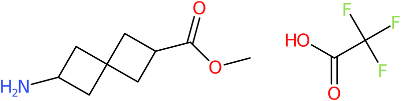 Methyl 6-aminospiro[3.3]heptane-2-carboxylate TFA salt, NX74086