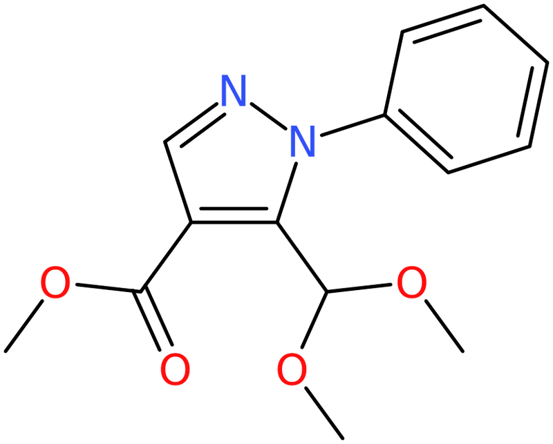 CAS: 957947-49-8 | 5-Dimethoxymethyl-1-phenyl-1H-pyrazole-4-carboxylic acid methyl ester, NX71225