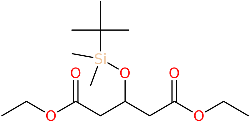 CAS: 91424-39-4 | Diethyl 3-(tert-Butyldimethylsilyloxy)glutarate, NX68512