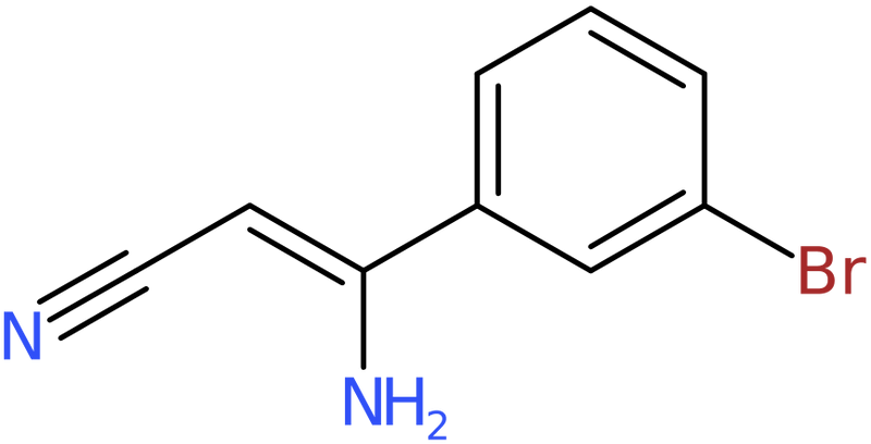 CAS: 96017-77-5 | (Z)-3-Amino-3-(3-bromophenyl)acrylonitrile, >95%, NX71336