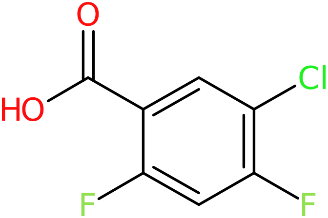 CAS: 130025-33-1 | 5-Chloro-2,4-difluorobenzoic acid, >97%, NX20400