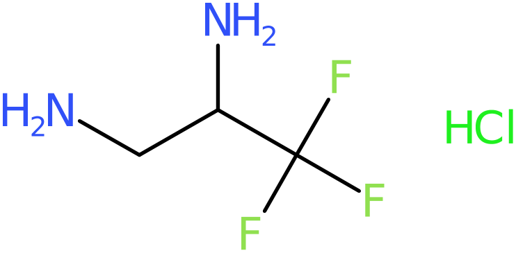 CAS: 928779-95-7 | 3,3,3-Trifluoropropane-1,2-diamine hydrochloride, NX69299