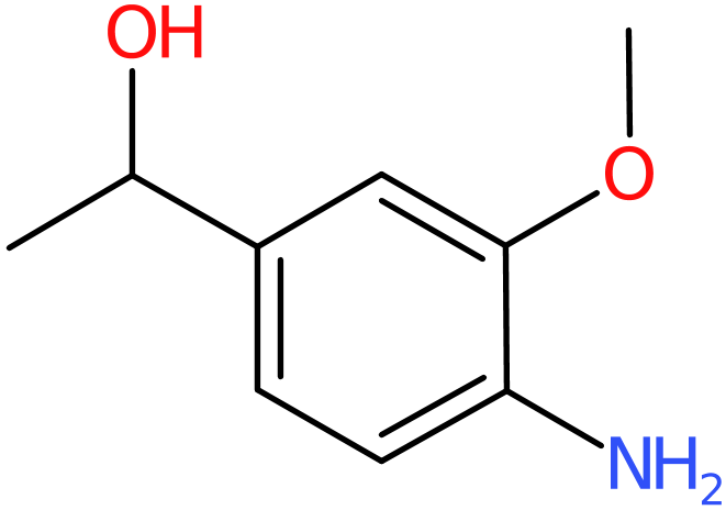 CAS: 1221792-01-3 | 1-(4-Amino-3-methoxyphenyl)ethan-1-ol, >95%, NX18023