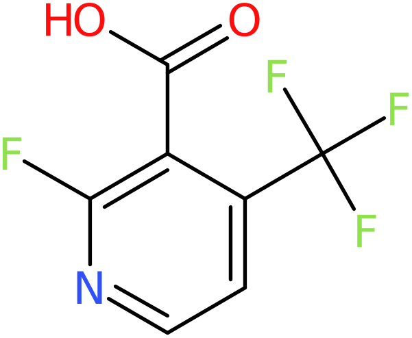 CAS: 1040681-74-0 | 2-Fluoro-4-(trifluoromethyl)pyridine-3-carboxylic acid, >97%, NX12203