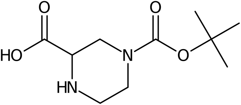 CAS: 128019-59-0 | N4-Boc-piperazine-2-carboxylic acid, >98%, NX20044