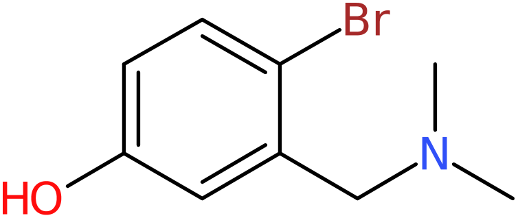 CAS: 848848-16-8 | 4-Bromo-3-[(dimethylamino)methyl]phenol, NX63622