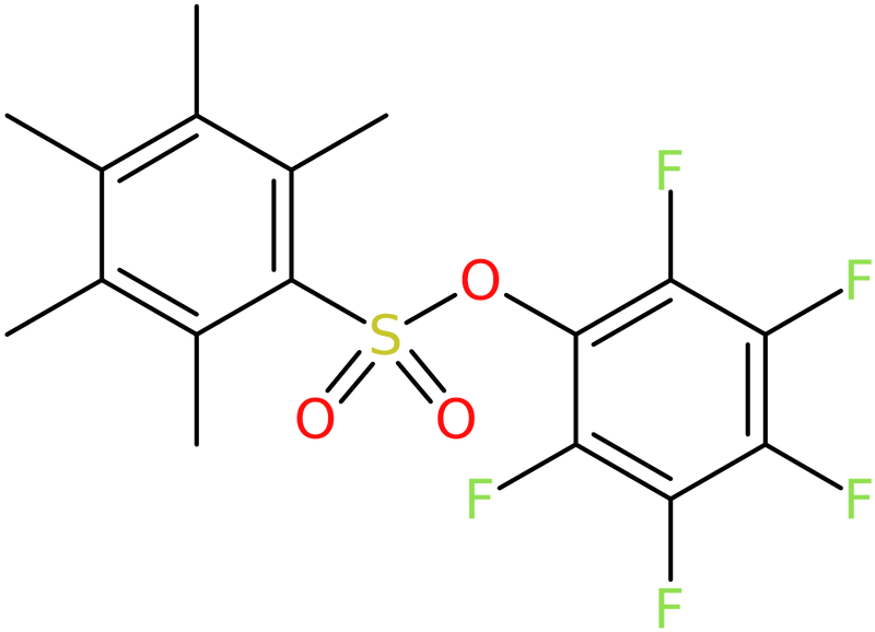 CAS: 886361-16-6 | 2,3,4,5,6-Pentafluorophenyl 2,3,4,5,6-pentamethylbenzenesulphonate, NX66546