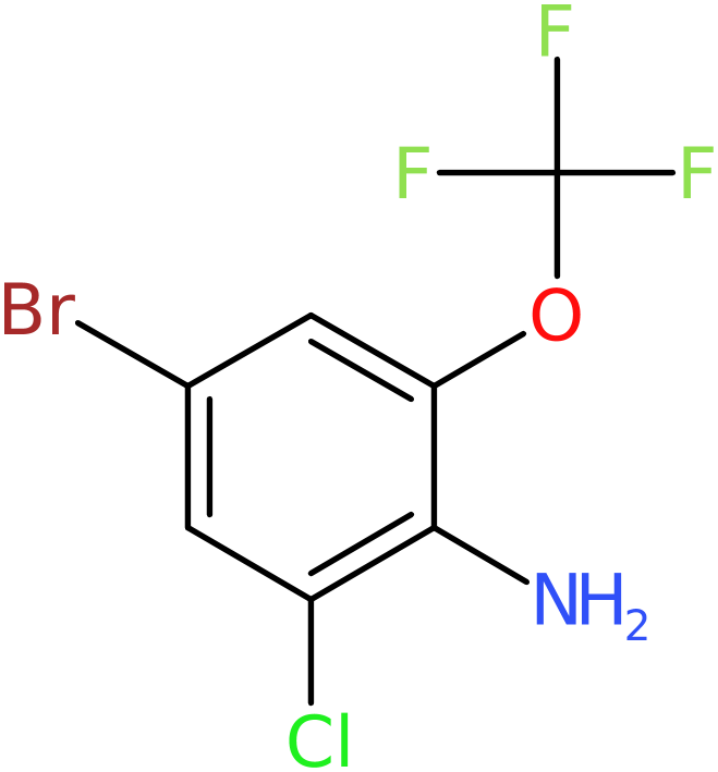 CAS: 885266-98-8 | 4-Bromo-2-chloro-6-(trifluoromethoxy)aniline, NX66272