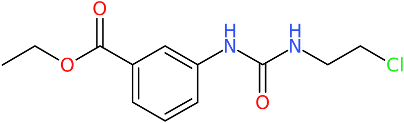 CAS: 803729-93-3 | Ethyl 3-({[(2-chloroethyl)amino]carbonyl}amino)benzoate, NX62443