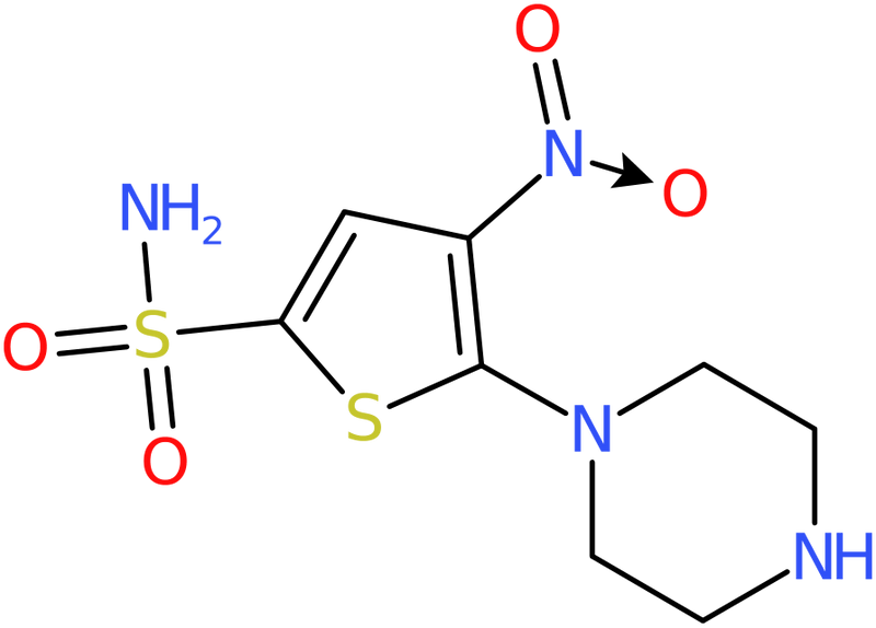 CAS: 845266-27-5 | 4-Nitro-5-piperazin-1-ylthiophene-2-sulfonamide, NX63440