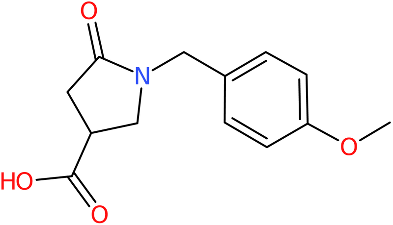 CAS: 96449-89-7 | 1-(4-Methoxybenzyl)-5-oxopyrrolidine-3-carboxylic acid, NX71379