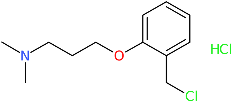 CAS: 930111-03-8 | 2-[3-(Dimethylamino)propoxy]benzyl chloride hydrochloride, >97%, NX69415