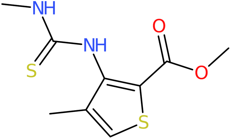 Methyl 4-methyl-3-{[(methylamino)carbonothioyl]amino}thiophene-2-carboxylate, NX73867