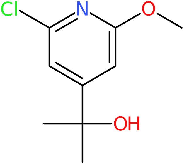 CAS: 95037-52-8 | 2-(2-Chloro-6-methoxy-4-pyridinyl)-2-propanol, NX70564