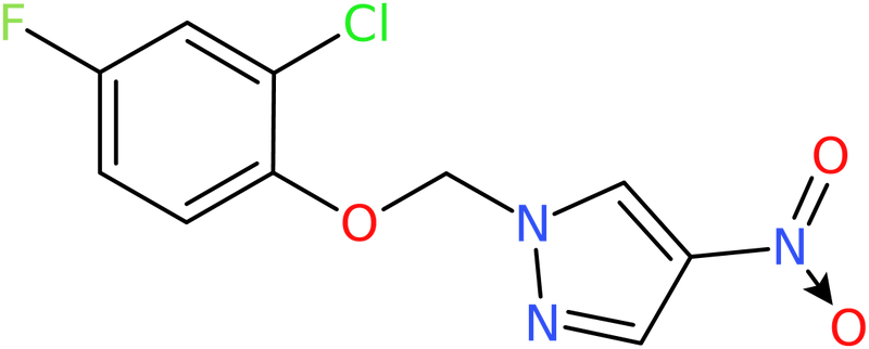 CAS: 1003993-40-5 | 1-[(2-Chloro-4-fluorophenoxy)methyl]-4-nitro-1H-pyrazole, NX10454