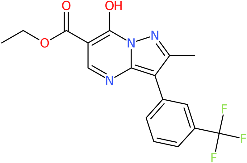 CAS: 852690-95-0 | Ethyl 7-hydroxy-2-methyl-3-[3-(trifluoromethyl)phenyl]pyrazolo[1,5-a]pyrimidine-6-carboxylate, NX64172