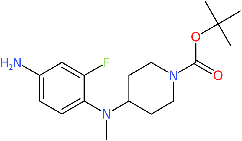 CAS: 952285-83-5 | 4-[(4-Amino-2-fluorophenyl)(methyl)amino]piperidine, N1-BOC protected, NX70824