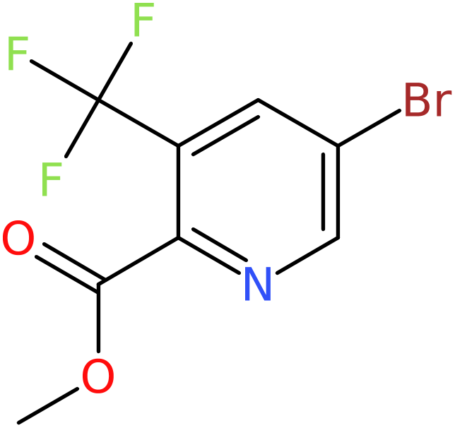 CAS: 1214328-84-3 | Methyl 5-bromo-3-(trifluoromethyl)-2-pyridinecarboxylate, >98%, NX17598