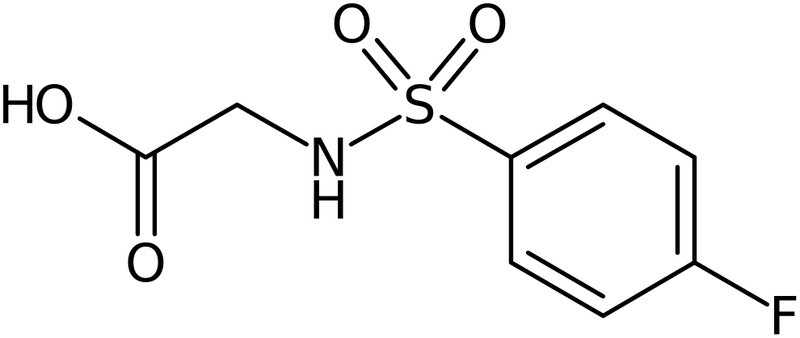 CAS: 13029-71-5 | 2-{[(4-Fluorophenyl)sulphonyl]amino}acetic acid, NX20444