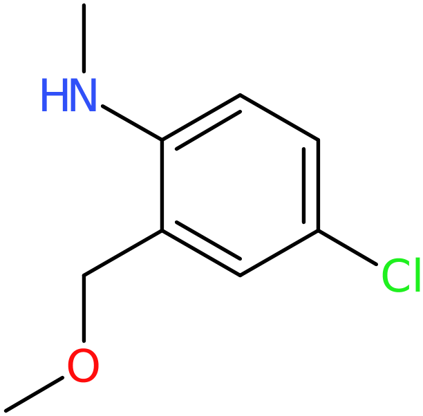 CAS: 941294-12-8 | 4-Chloro-2-(methoxymethyl)-N-methylaniline, >96%, NX70018