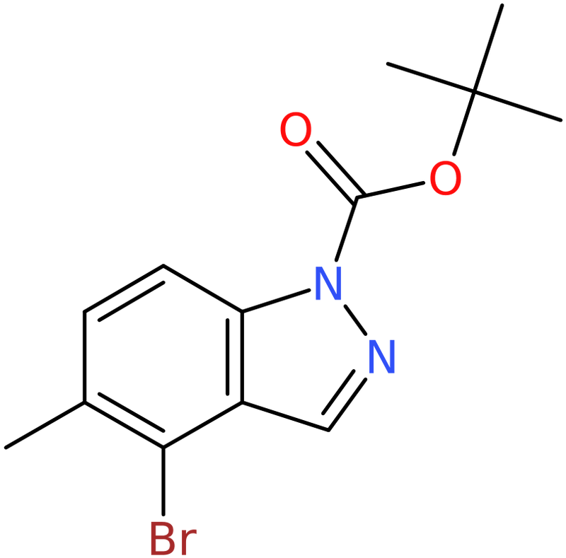 CAS: 926922-41-0 | 4-Bromo-5-methyl-1H-indazole, N1-BOC protected, NX69216