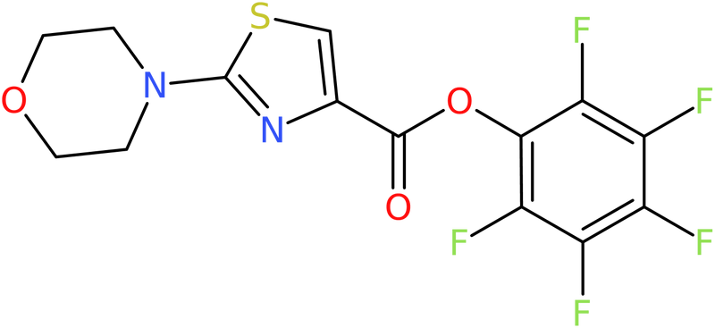 CAS: 921939-02-8 | Pentafluorophenyl 2-morpholin-4-yl-1,3-thiazole-4-carboxylate, >97%, NX69029