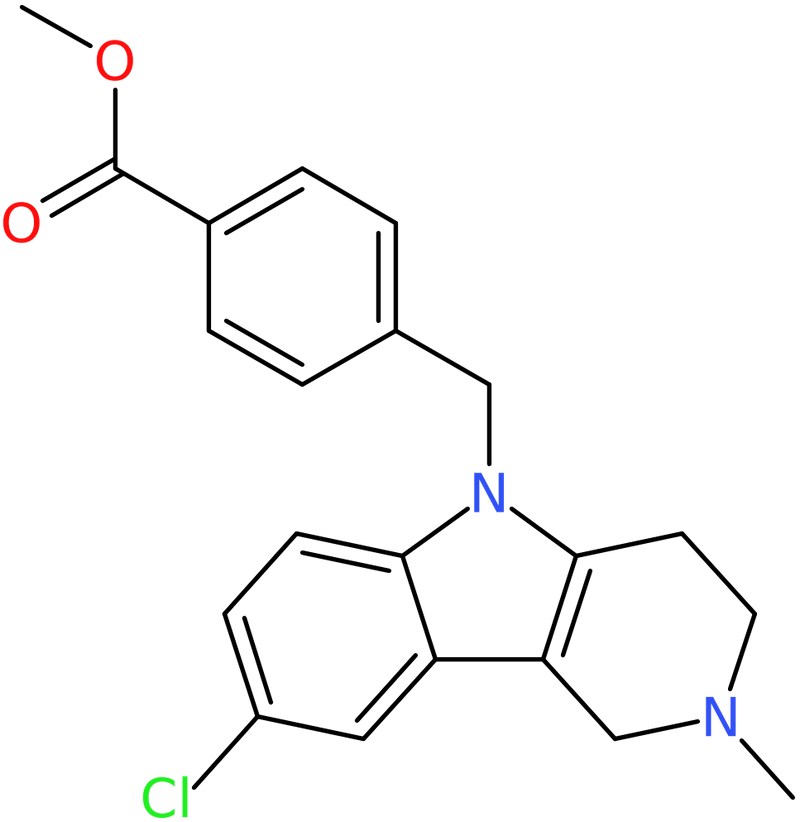 CAS: 1354547-26-4 | Methyl 4-({8-chloro-2-methyl-1H,2H,3H,4H,5H-pyrido[4,3-b]indol-5-yl}methyl)benzoate, NX22049