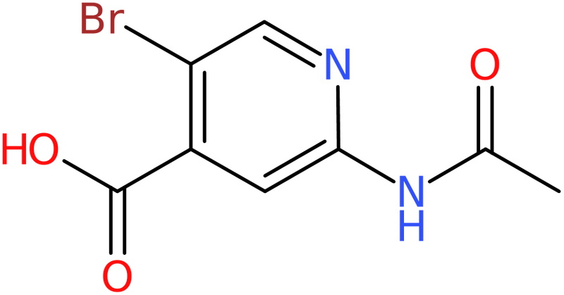 CAS: 871269-03-3 | 2-Acetamido-5-bromoisonicotinic acid, >96%, NX65215