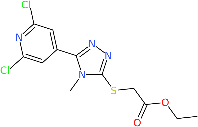 CAS: 680216-57-3 | Ethyl {[5-(2,6-dichloropyridin-4-yl)-4-methyl-4H-1,2,4-triazol-3-yl]thio}acetate, NX58014