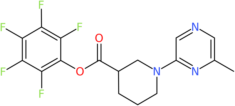 CAS: 941716-83-2 | Pentafluorophenyl 1-(6-methylpyrazin-2-yl)piperidine-3-carboxylate, >97%, NX70072