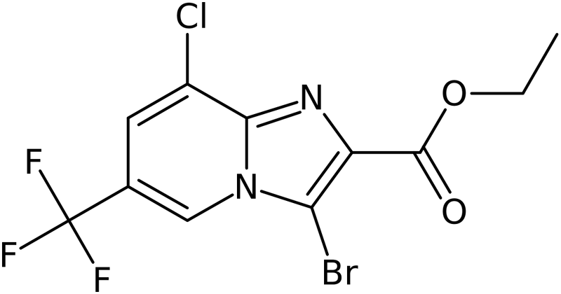 CAS: 1355170-29-4 | Ethyl 3-bromo-8-chloro-6-(trifluoromethyl)imidazo[1,2-a]pyridine-2-carboxylate, NX22069