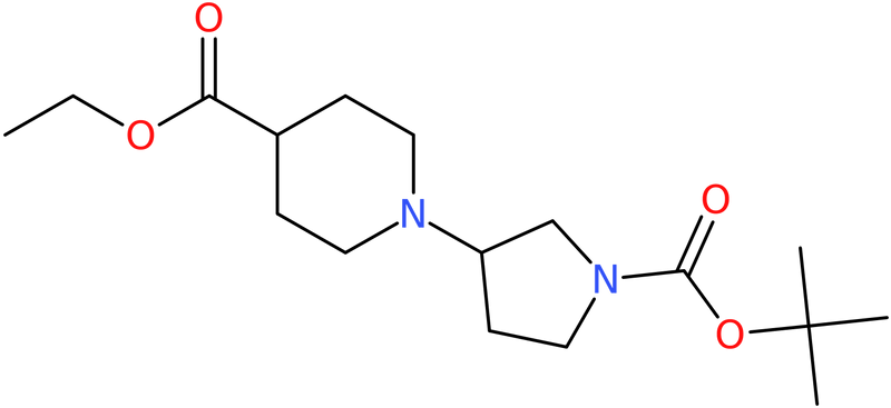 CAS: 1440535-57-8 | tert-Butyl 3-[4-(ethoxycarbonyl)piperidin-1-yl]pyrrolidine-1-carboxylate, NX24431