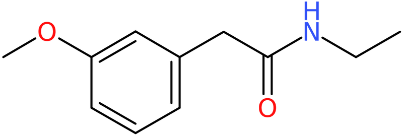 CAS: 1342495-77-5 | N-Ethyl-2-(3-methoxyphenyl)acetamide, >96%, NX21573