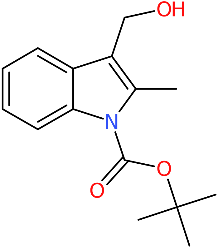 CAS: 914349-13-6 | 3-(Hydroxymethyl)-2-methyl-1H-indole, N-BOC protected, >98%, NX68538