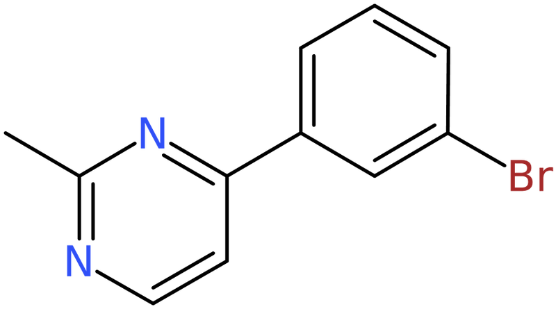 CAS: 844891-12-9 | 4-(3-Bromophenyl)-2-methylpyrimidine, >95%, NX63434