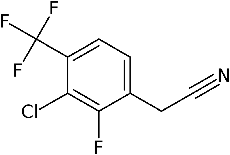 CAS: 1431329-60-0 | 3-Chloro-2-fluoro-4-(trifluoromethyl)phenylacetonitrile, >97%, NX24122