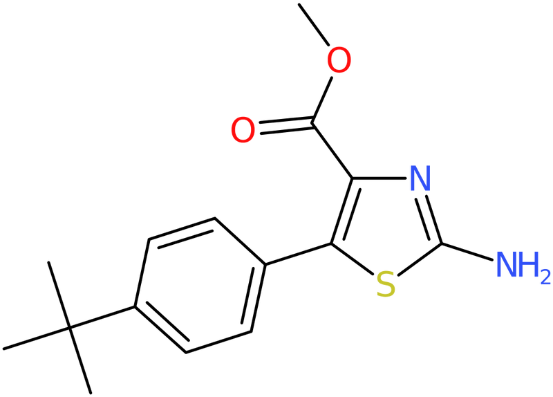 CAS: 886361-34-8 | Methyl 2-amino-5-[4-(tert-butyl)phenyl]-1,3-thiazole-4-carboxylate, NX66561