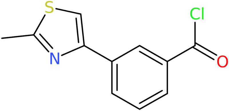 CAS: 844891-05-0 | 3-(2-Methyl-1,3-thiazol-4-yl)benzoyl chloride, >97%, NX63429