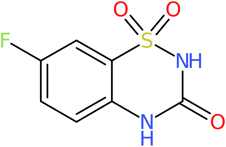 CAS: 152721-97-6 | 7-Fluoro-2H-benzo[e][1,2,4]thiadiazin-3(4H)-one 1,1-dioxide, NX25881