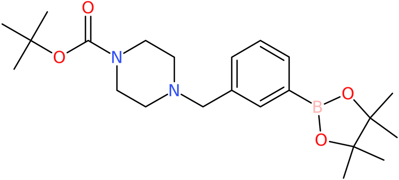 CAS: 883738-19-0 | 3-{[4-(tert-Butoxycarbonyl)piperazin-1-yl]methyl}benzeneboronic acid, pinacol ester, >98%, NX66144