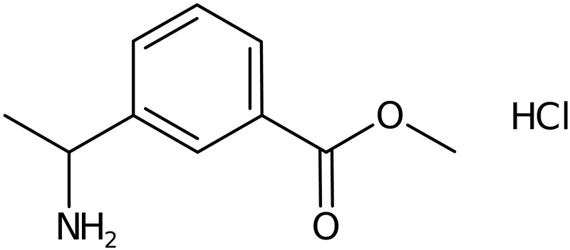 CAS: 1263378-68-2 | Methyl 3-(1-aminoethyl)benzoate hydrochloride, >95%, NX19743