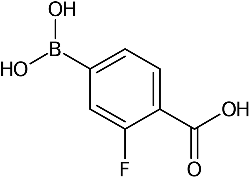 CAS: 120153-08-4 | 4-Carboxy-3-fluorobenzeneboronic acid, >96%, NX16762