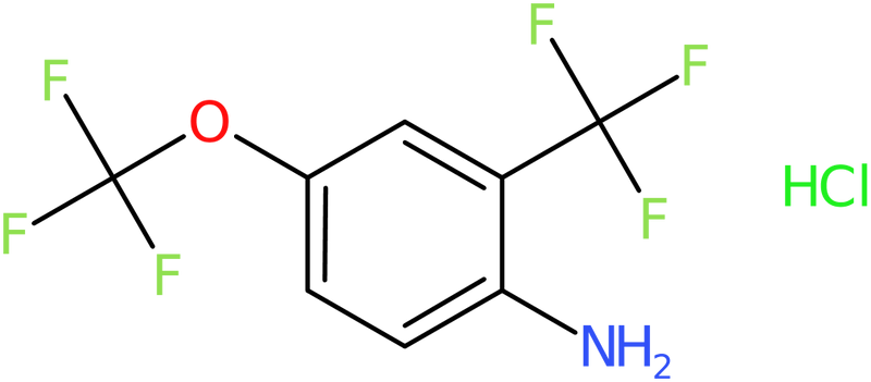 CAS: 1588441-12-6 | 4-(Trifluoromethoxy)-2-(trifluoromethyl)aniline hydrochloride, NX26764