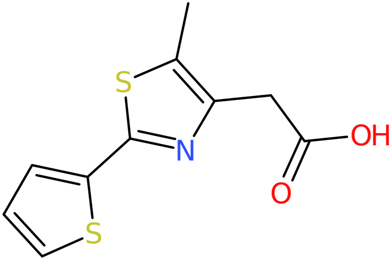 CAS: 924868-89-3 | (5-Methyl-2-thien-2-yl-1,3-thiazol-4-yl)acetic acid, >95%, NX69109