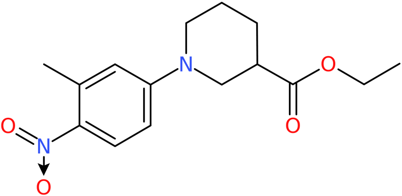 CAS: 927695-14-5 | Ethyl 1-(3-methyl-4-nitrophenyl)piperidine-3-carboxylate, NX69234