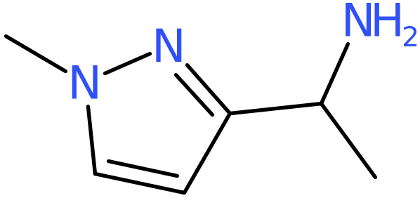 CAS: 911788-35-7 | 3-(1-Aminoethyl)-1-methyl-1H-pyrazole, >95%, NX68285