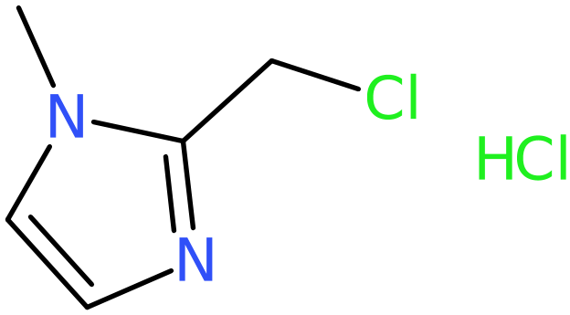 CAS: 78667-04-6 | 2-(Chloromethyl)-1-methyl-1H-imidazole hydrochloride, >95%, NX62008