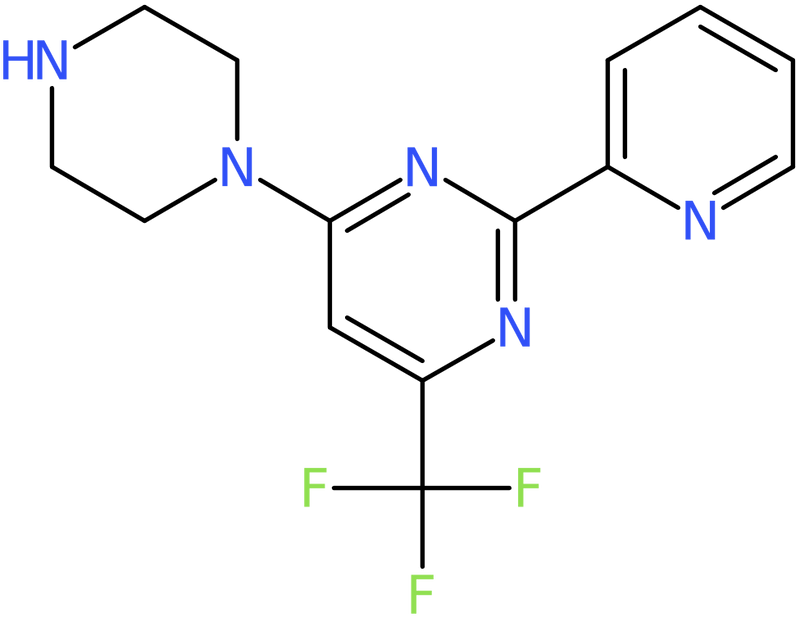 CAS: 1048913-94-5 | 4-Piperazino-2-(2-pyridinyl)-6-(trifluoromethyl)pyrimidine, NX12410