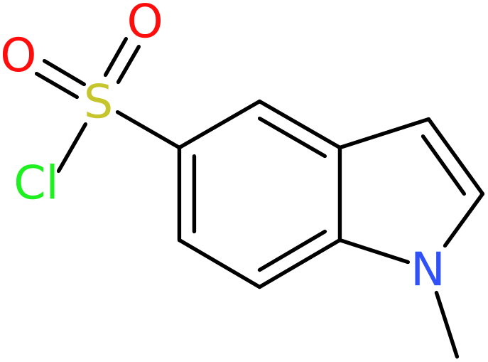 CAS: 859850-75-2 | 1-Methyl-1H-indole-5-sulphonyl chloride, >90%, NX64484