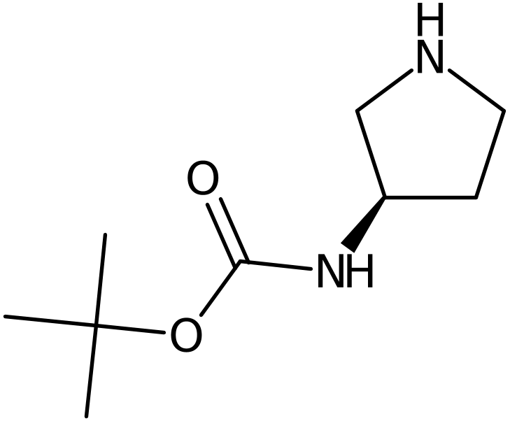 CAS: 122536-77-0 | (3R)-3-Aminopyrrolidine, 3-BOC protected, >98%, NX18134